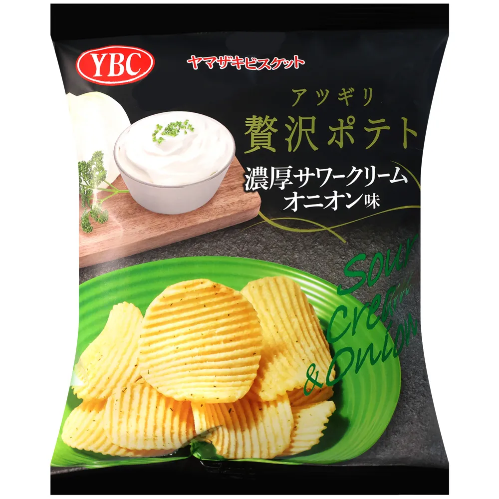 YBC 厚切贅澤洋芋片-酸奶油洋蔥風味(50g)