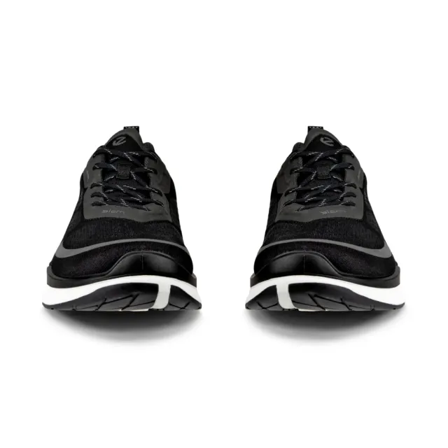 【ecco】BIOM 2.2 M 健步透氣輕盈休閒運動鞋 男鞋(黑色 83075400001)