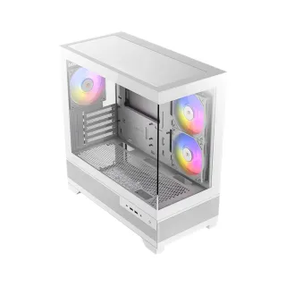 【Antec】CX500M RGB M-ATX海景房電腦機殼(白色/支援360水冷排)