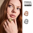 【FOSSIL】Raquel手錶戒指系列 不鏽鋼鍊帶 14MM(多色可選)