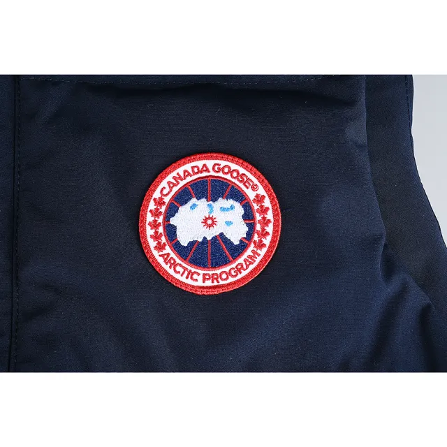 【CANADA GOOSE】Freestyle經典刺繡圓標LOGO羽絨背心(深藍/男款)