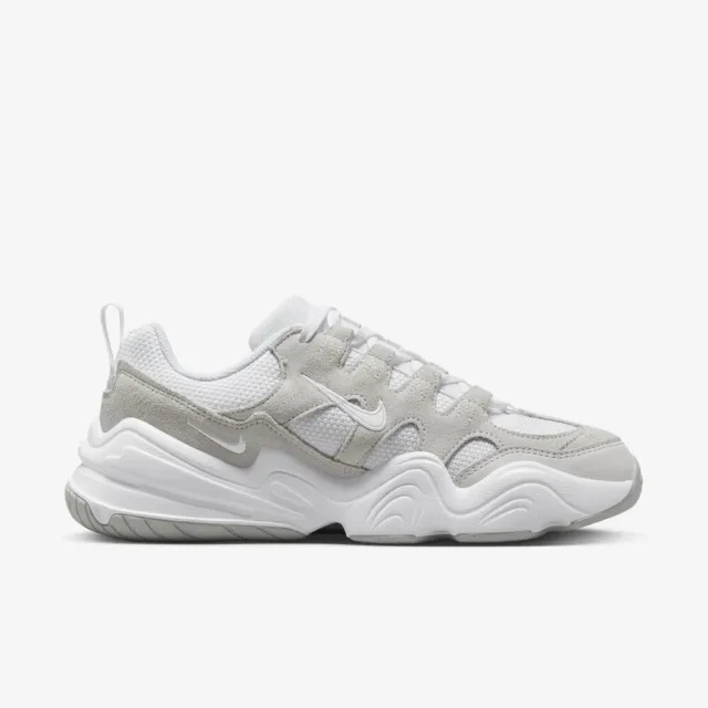 【NIKE 耐吉】W Tech Hera 女 休閒鞋 運動 復古 老爹鞋 麂皮 雙勾 舒適 穿搭 白灰(DR9761-100)