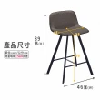 【ASSARI】達倫高吧檯椅(寬46x高89cm)