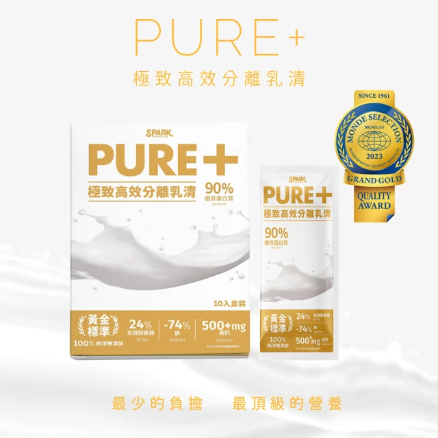 Spark Protein Spark Pure+ 極致高效分離乳清蛋白(8入/盒)