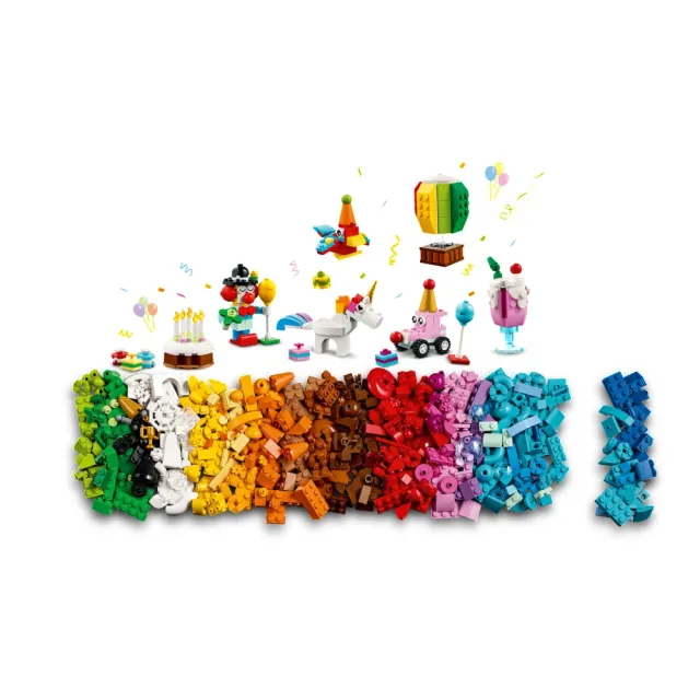 【LEGO 樂高】經典套裝 11029 創意派對盒(派對玩具 玩具禮物)