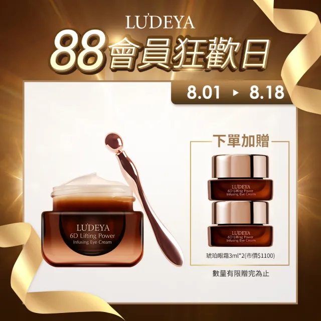 【LUDEYA】超緊緻微臻琥珀眼霜15ml