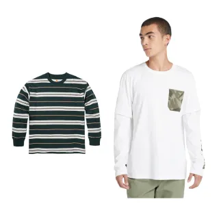 【Timberland】品牌週特談-男長T 中性款長袖T恤/襯衫外套(多款任選)