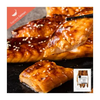 【美威鮭魚】蒲燒鮭魚肚 500g(蒲燒鮭魚肚 x 4包)