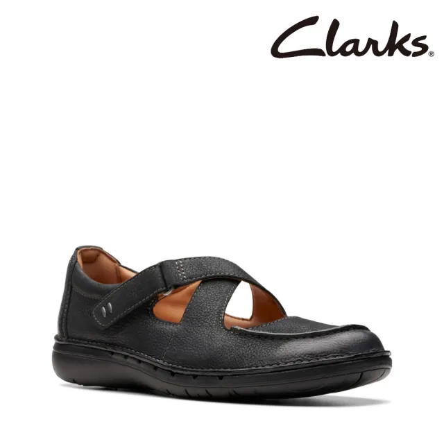 【Clarks】女鞋 Un Loop Strap 交叉帶魔鬼氈設計休閒鞋(CLF74970C)