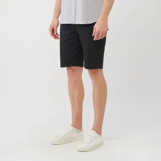 【GIORDANO 佐丹奴】男裝彈力冰冰短褲(09 標誌黑)