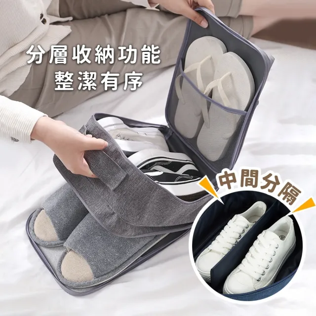 【Her】大款 防潑水鞋袋 鞋包收納袋 手提旅行鞋袋 行李鞋袋 手提鞋袋(防水包 XL收納包 旅 