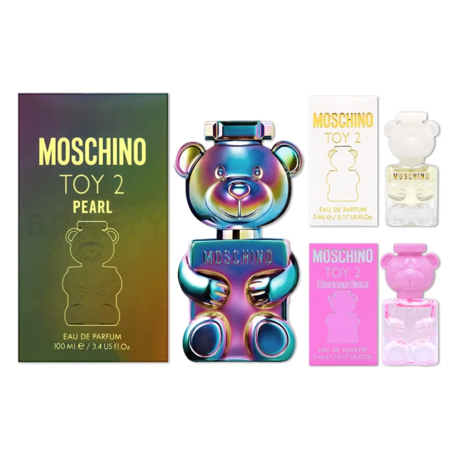 MOSCHINO 莫斯奇諾 珍珠熊女性淡香精100ml+熊芯