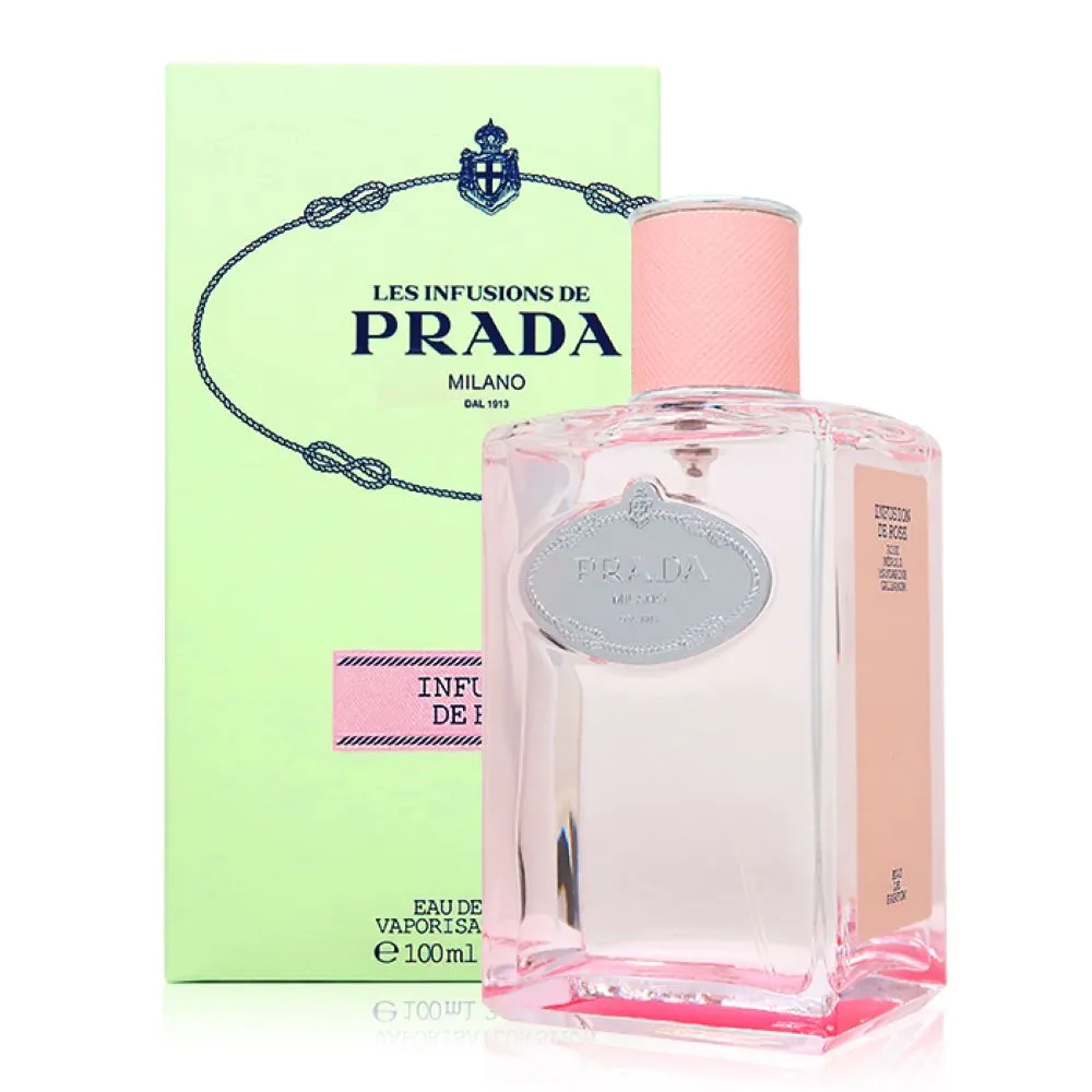 【PRADA 普拉達】Infusion de Rose 玫瑰精粹淡香精 EDP 100ml(平行輸入)