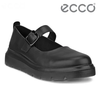 【ecco】ECCO NOUVELLE 新潮簡約厚底正裝鞋 女鞋(黑色 21627301001)