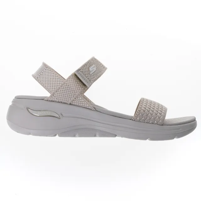 【SKECHERS】女鞋 健走系列涼拖鞋 GO WALK ARCH FIT SANDAL(140264NAT)