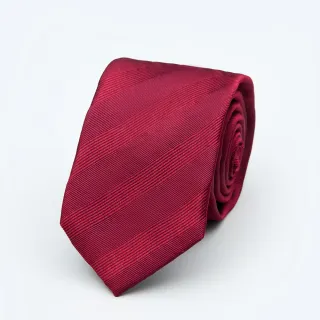 【SST&C 換季７５折】紅色素面窄版領帶1912403026