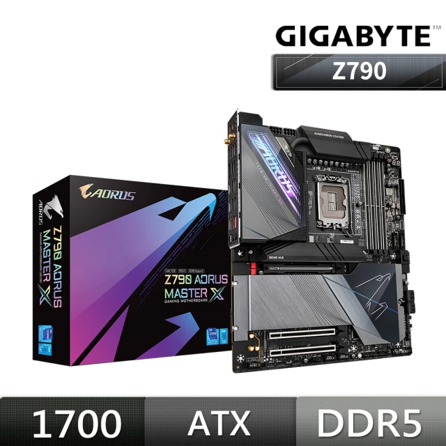 GIGABYTE 技嘉GIGABYTE 技嘉 技嘉 Z790 AORUS MASTER X +技嘉 GP-UD1300GM PG5 1300W 電源供應器(組合10-2)