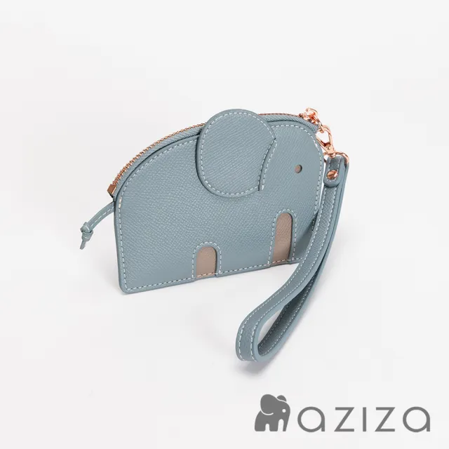 【aziza】小象造型鑰匙零錢包(多色)