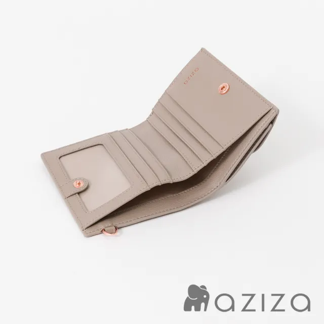 【aziza】OLA釦式短夾(多色)