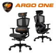 【COUGAR 美洲獅】ARGO ONE PVC透氣皮革 人體工學電競椅(黑橘色/延續Argo優異的人體工學設計)
