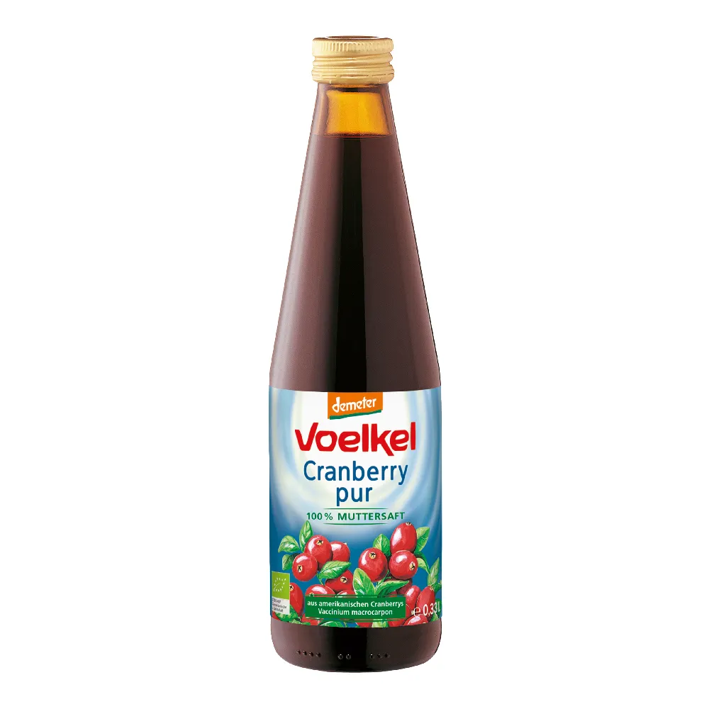 【機本生活OLife】Voelkel 蔓越莓原汁(330mL/瓶)