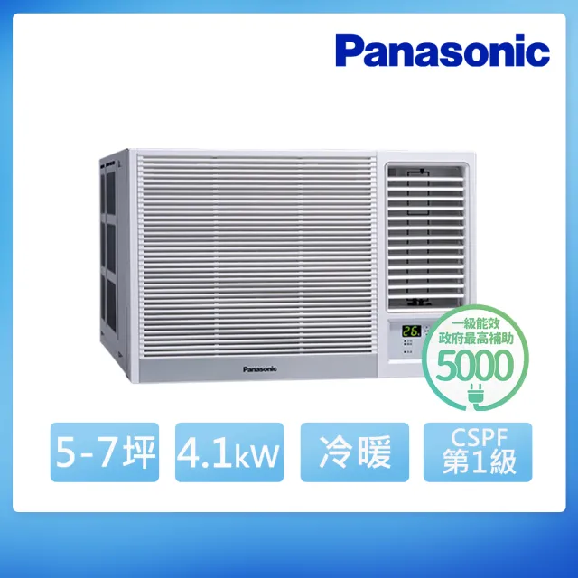 【Panasonic 國際牌】5-7坪 R32 一級能效變頻冷暖窗型右吹式冷氣(CW-R40HA2)