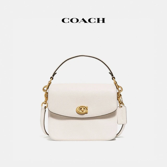 COACHCOACH 官方直營CASSIE19斜背手袋-B4/粉筆白色(88346)