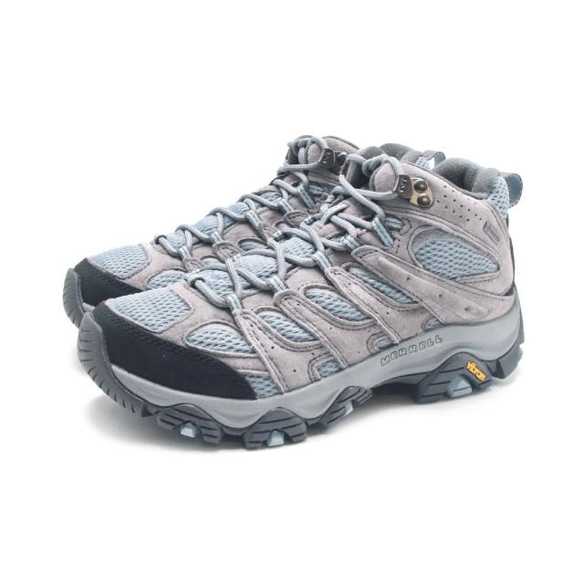 【MERRELL】女 MOAB 3 MID GORE-TEX 防水登山中筒鞋 女鞋(灰藍)