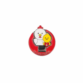 【LE COQ SPORTIF 公雞】高爾夫系列 大小公雞可愛立體造型球標 QLT0J770