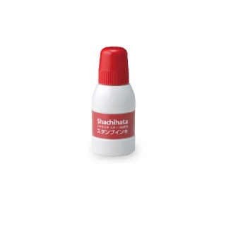 【Shachihata】油性印台專用補充墨-紅(40ml)