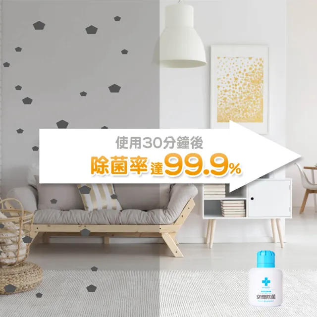 【AirDoctor】氣態式空間除菌瓶 1入(通過SGS檢驗/抗菌除黴/防疫品/台灣製造)