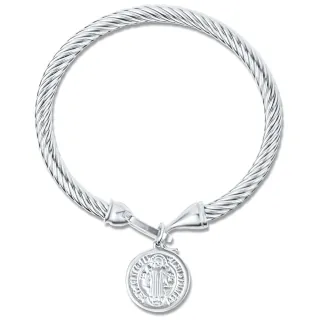 【ELLIE VAIL】邁阿密防水珠寶 古典錢幣螺旋紋銀色手環 Maya Coin(防水珠寶)