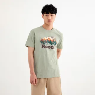 【Roots】Roots 男裝- COOPER SCENIC CLASSIC短袖T恤(綠色)