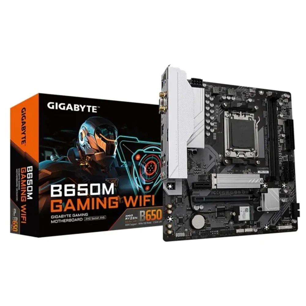 【GIGABYTE 技嘉】技嘉 B650M GAMING WIFI 主機板+技嘉 GP-P650B 650W 電源供應器(組合包12-5)