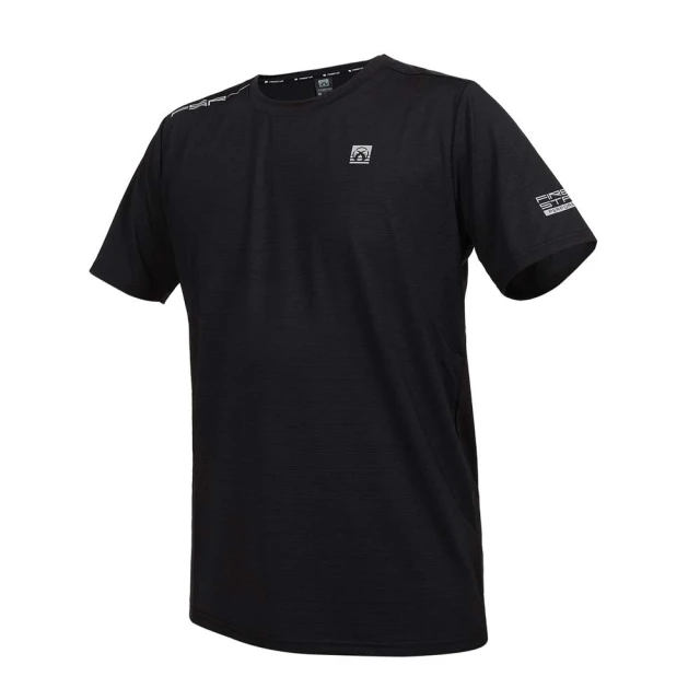 FIRESTAR 男冰感圓領短袖T恤-慢跑 路跑 涼感 運動 上衣 反光(D4630-10)