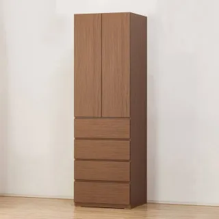 【NITORI 宜得利家居】◎衣櫥 PORTE-D 60BC MBR(衣櫥 PORTE)