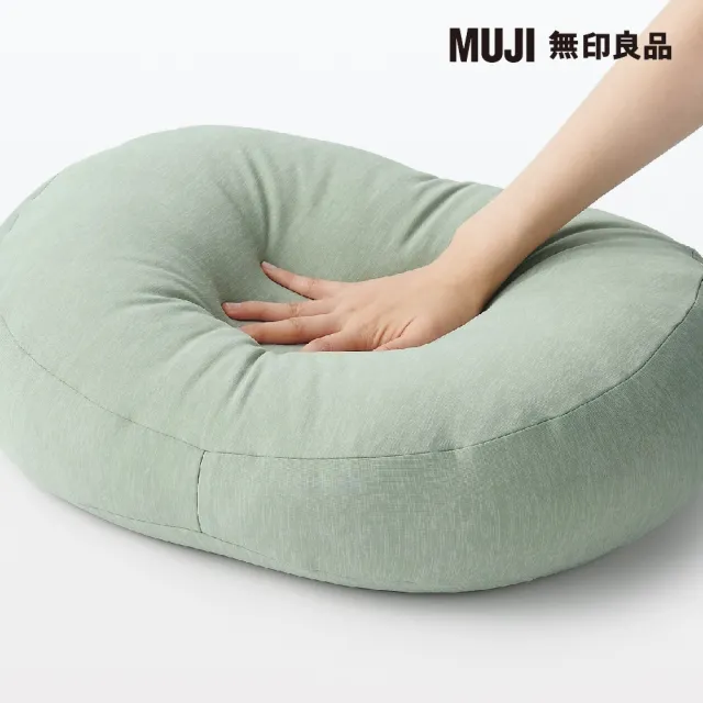 【MUJI 無印良品】涼感多用途靠枕/薄荷綠(55*40*20cm)