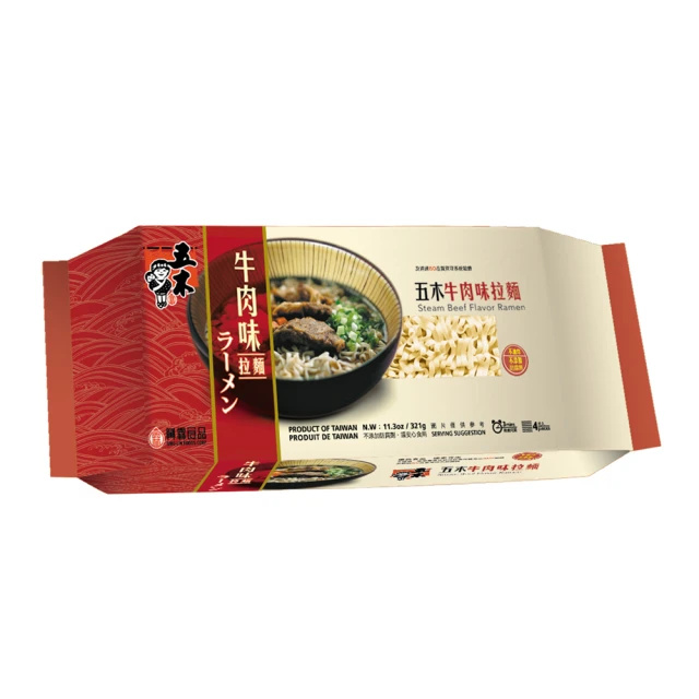 五木 牛肉味拉麵(321g/包)