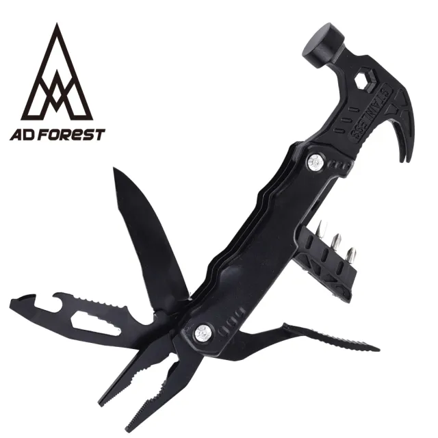 【Ad-Forest】野外求生必備 硬派黑化萬用工具/戶外求生/多功能露工具/野外求生