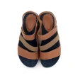 【DK 高博士】雙色可調寬帶羊皮休閒女涼鞋 75-4359 共2色(深藍/杏色)