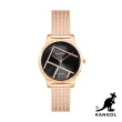 【KANGOL】買一送一。買錶送防水收納包│英國袋鼠 最新優雅晶鑽錶/手錶/腕錶(多款任選)
