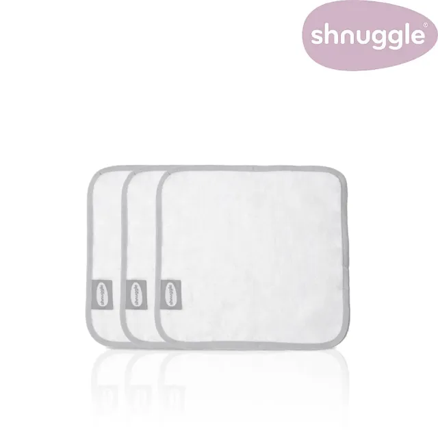 【Shnuggle】竹纖維 小澡巾 小方巾 口水巾 小毛巾(細緻舒柔 抗菌透氣)