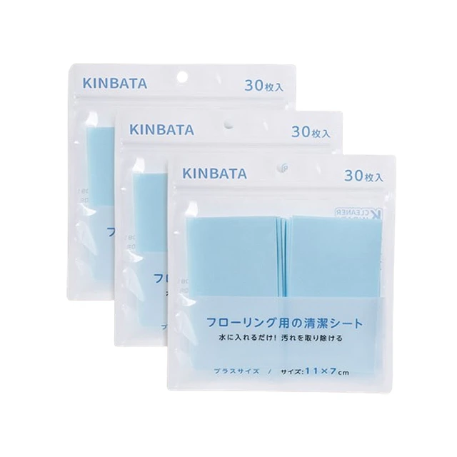 Light Live 日本KINBATA高效地板清潔劑 地板清潔片 拖地清潔片(3包90片裝)