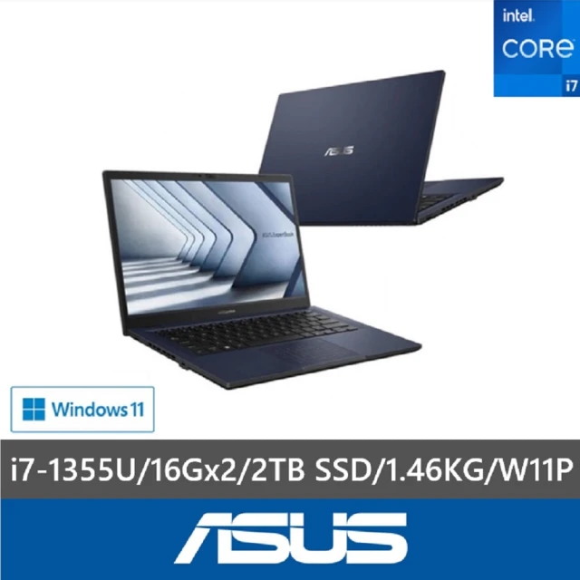 ASUS 華碩 特仕款 14吋輕薄商務筆電(Expertbook B1402CVA/i7-1355U/16G+16G/2TB SSD/W11P)