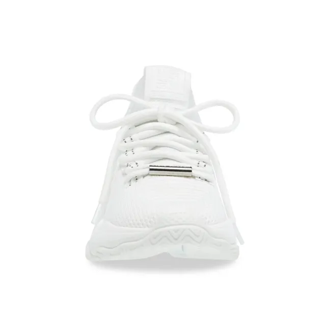 【STEVE MADDEN】MAC-E 透氣網布運動休閒鞋(白色)