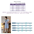 【UniKids】中大童裝短袖洋裝 韓版海軍領學院風連身裙 女大童裝 VPHGE2331(藍)