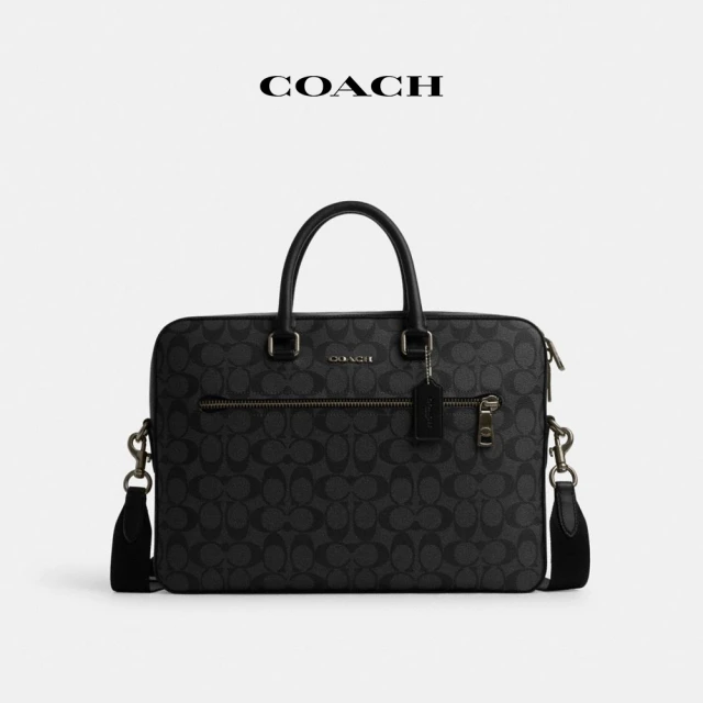 COACH 官方直營ETHAN經典Logo纖巧型公事包-QB