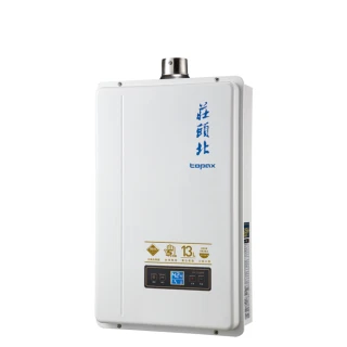 【莊頭北】13L數位分段火排強制排氣熱水器TH-7139FE(LPG/FE式 原廠保固基本安裝)