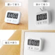 【DRETEC】日本 Dretec 大螢幕時鐘計時器 長方型 料理計時器 T-614 白 粉(T-614WT / T-614PK)