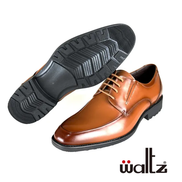 【Waltz】輕量大底 紳士皮鞋 真皮皮鞋  紳士鞋(4W512071-06 華爾滋皮鞋)